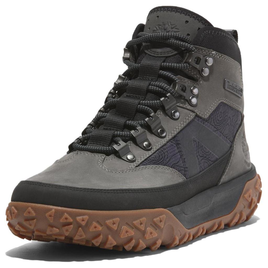 Timberland Greenstride Motion Grip Support Slip Resistant Durable Waterproof High Top Outdoor Functional Shoes Men Shoes Gray A6DCPEL8