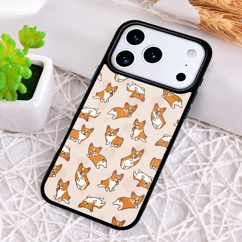 Shiba Shibes Dog Cartoon Shockproof Phone Case for iPhone 17 Air 16e 15 11 12 14 13 Pro Max Cover Coque