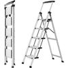 Ladder - Xinsunho - 5 Steps - Aluminum - Extendable Handrail - Non-slip
