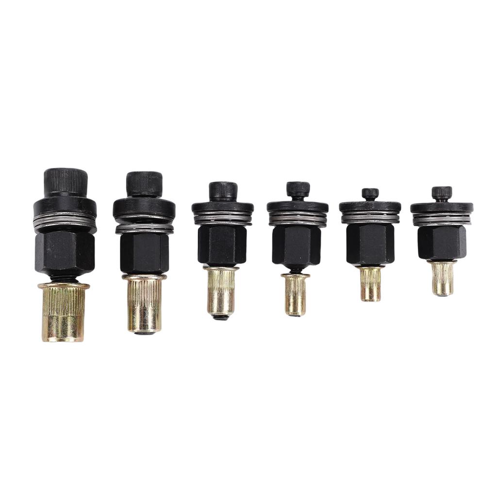 6Pcs Hand Rivet Nut Tool Mandrels Manual Rivnut Tool Mandrel Set Accessories 10# 24 3 8 16