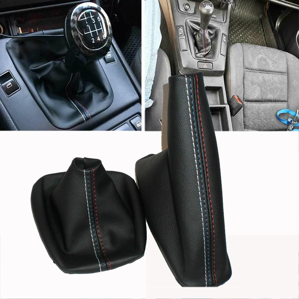 Auto Shift Gear Stick Staubdichte Abdeckung Handbremse Griff Kunstleder Abdeckung für BMW E30 E36 E34 E46 Z3 Manuelle Modelle