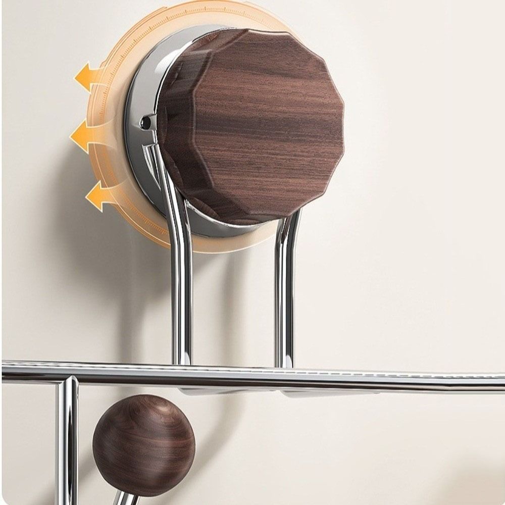 Wall-mounted Headband Storage Rack Suction Cup Corner Hanger Practical Clothes Coat Hooks Scarf