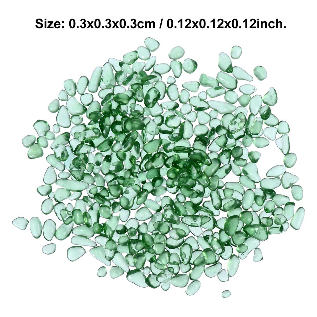 Crystal Stone Aquarium Gravel Fish Tank Rocks Brown Aquarium Stone Glass Decor Transparent Non Float Safe Pets