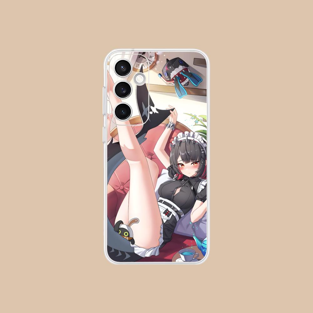 Zenless Zone Zero Ellen Joe Handyhülle für Samsung Galaxy S25 S24 S23 S22 S21Plus FE Ultra Klar Farbe Schutzhülle Luxus