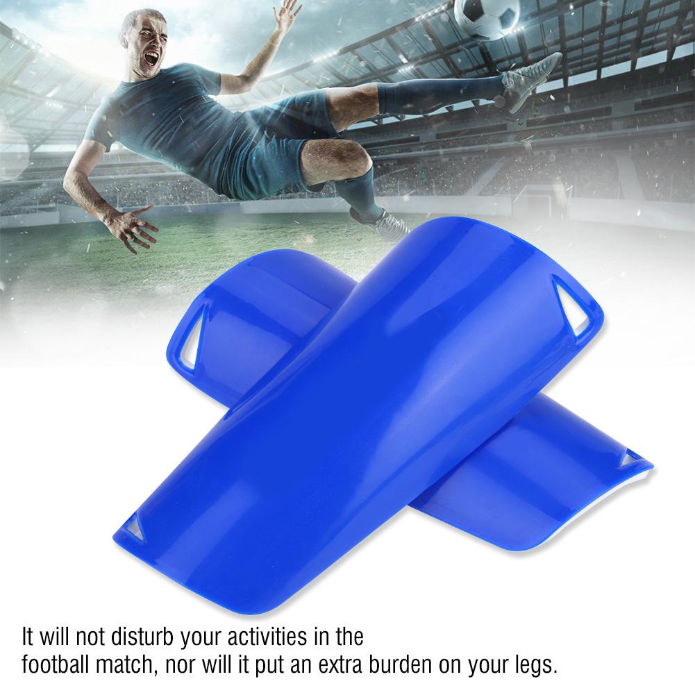 1 Pair Adult Child Football Sports Shinguards Soccer Ball Shin Guards Legs Protector Blue M