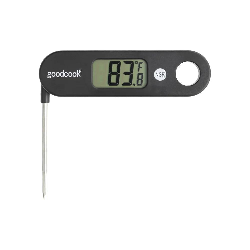 

NSF Certified Folding Digital Meat Thermometer Instant Read Accurate Temperature Range -40 to 250C Large LCD Display Durable United States