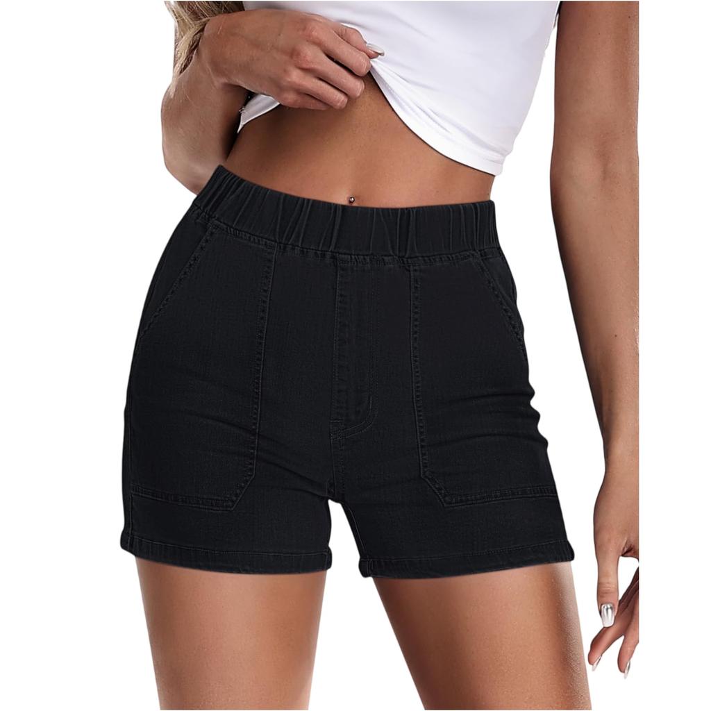 Damskie Codzienne Wszechstronne Modne Jeansowe Szorty