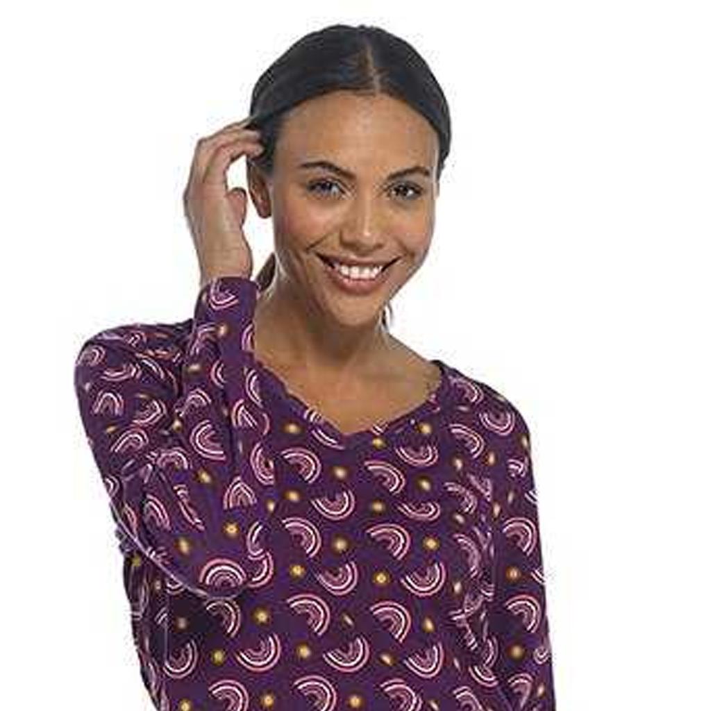 Follow That Dream Womens/Ladies Jersey Rainbow Print Nightie