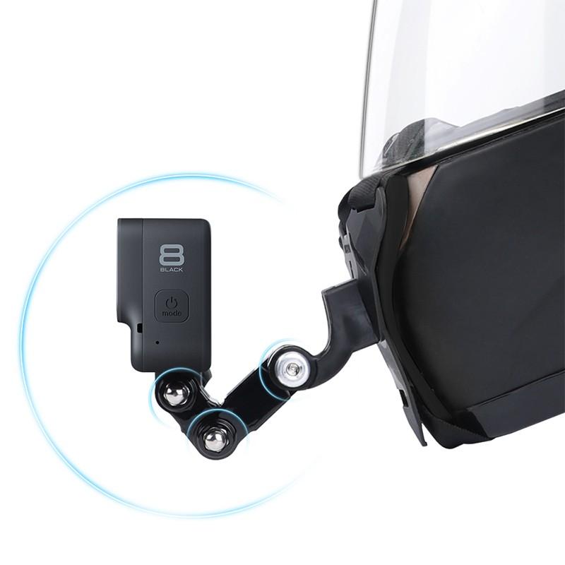 Supporto Per Mento Per Casco Da Moto/bici - Kit Montaggio Per GoPro Hero 6/5/4 E Simili