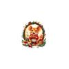 Christmas Cartoon Mouse Wreath Mouse Hole Corner Baseboard Staircase Self Adhesive Wall Sticker Home Decor