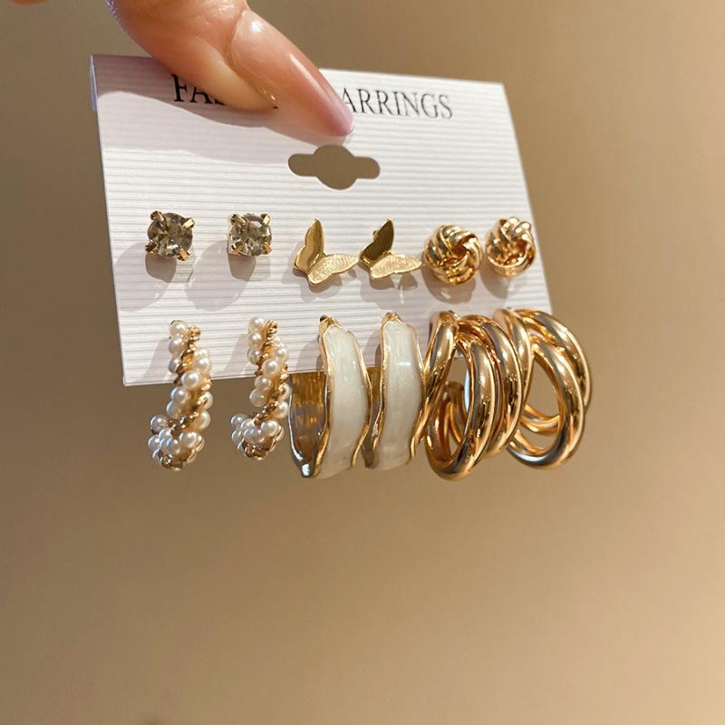 Retro Hong Kong Style Silver Needle Leopard Print Circle Earrings Light Luxury High-end Temperament Earrings Niche Earrings Women