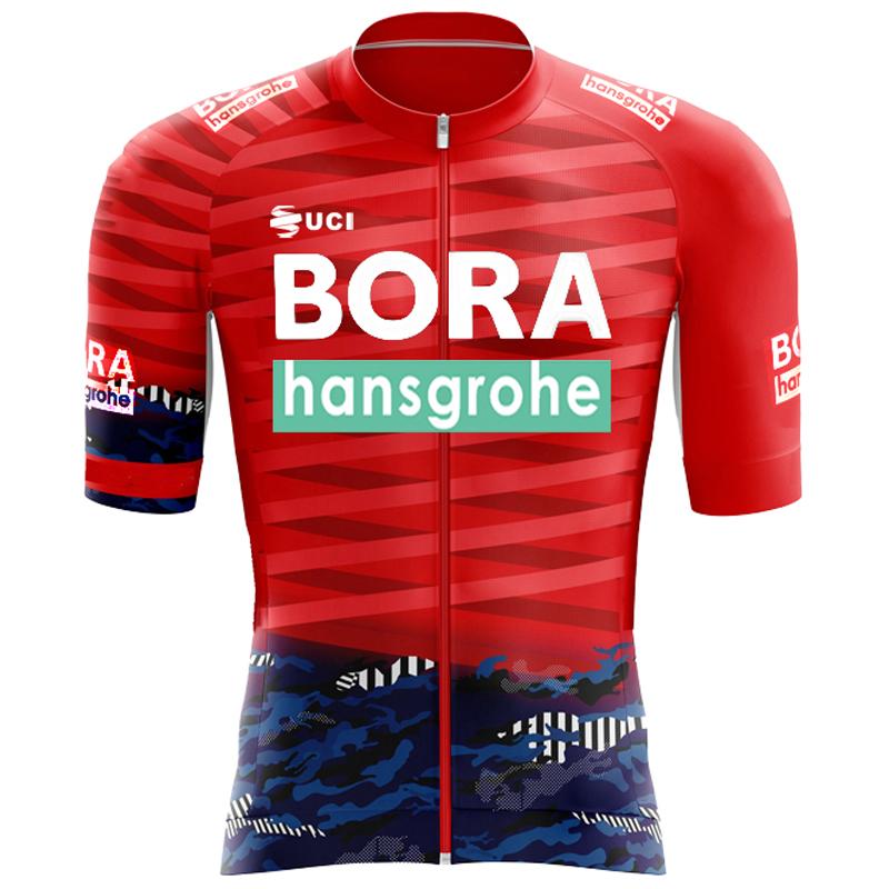 Uniforme da Ciclismo UCI BORA Abbigliamento Uomo Uomo Estate 2026 Set Maglia Pantaloncini Abbigliamento Bicicletta Salopette Abbigliamento Bici Maglia Pantaloni Mtb Ciclismo