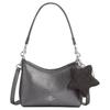 Laurel 19 Star Shaped Pendant Leather Coated Canvas Crossbody Bag Small Women Bags Silver CCF16-SVYFE