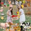 Farm Animal Theme Decorative Balloons Children'S Birthday Party Arrangements Ranch Flag Hanging Balloon Set