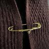 Coats Decorative Pin Vintage Bronze Safety Pin, Large Feather Bird Leaf Flower Lapel Elegant Men Women Brooch for Coats, Jackets, Hats, Bags Design