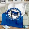 Hertha BSC Berlin Wappen Decke Geeignet für Sofas, Betten, Büros und Camping - Perfektes Geschenk für Halloween Weihnachten