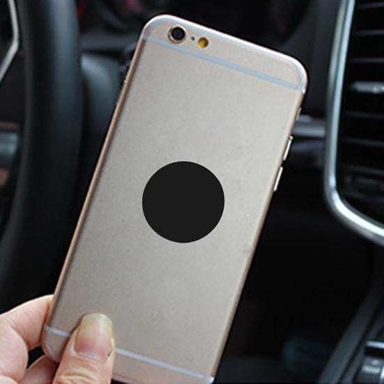Magnetic Iron Sheet Universal Strong Suction Mini Car Phone Holder Magnetic Iron Sheet Sticker for Mobile Phone