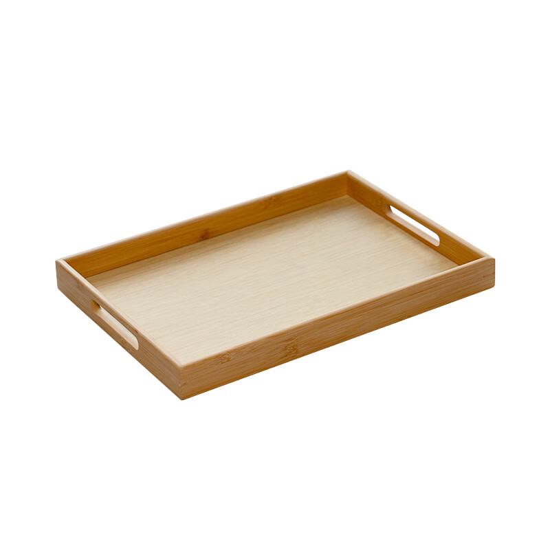 ZISIZ Rectangular Bamboo Tea Tray