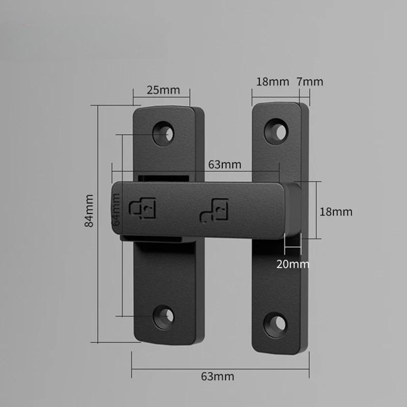 Zăvor cu limbă Zăvor mort Interior Fără găurire Încuietoare de ușă Baie Cataramă ușă glisantă Zăvor ușă glisantă Modă veche Montat la suprafață Ușă de cameră