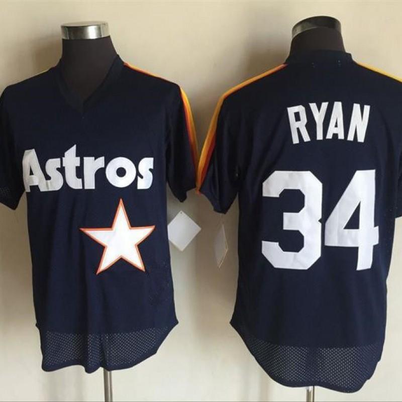Vintage Houston Astros Baseball Jersey Embroidered Unisex Sport Shirt Lightweight Cotton Tee