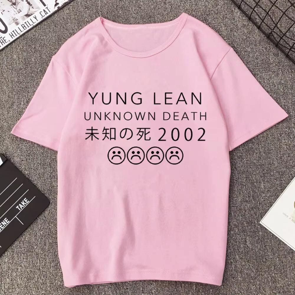 

Yung Lean Unknown Death 2002 Album Tour T Shirt Unisex Fashion Casual Short Sleeve Tshirts Unisex High Quality Cotton Tshirt Tops 4XL