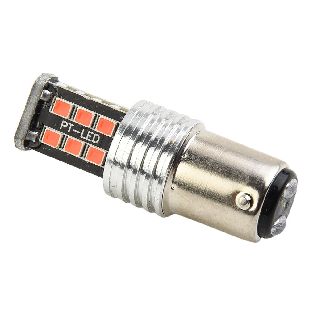 1157 LED Parking Light 16W 2pcs Aluminum Bright Red