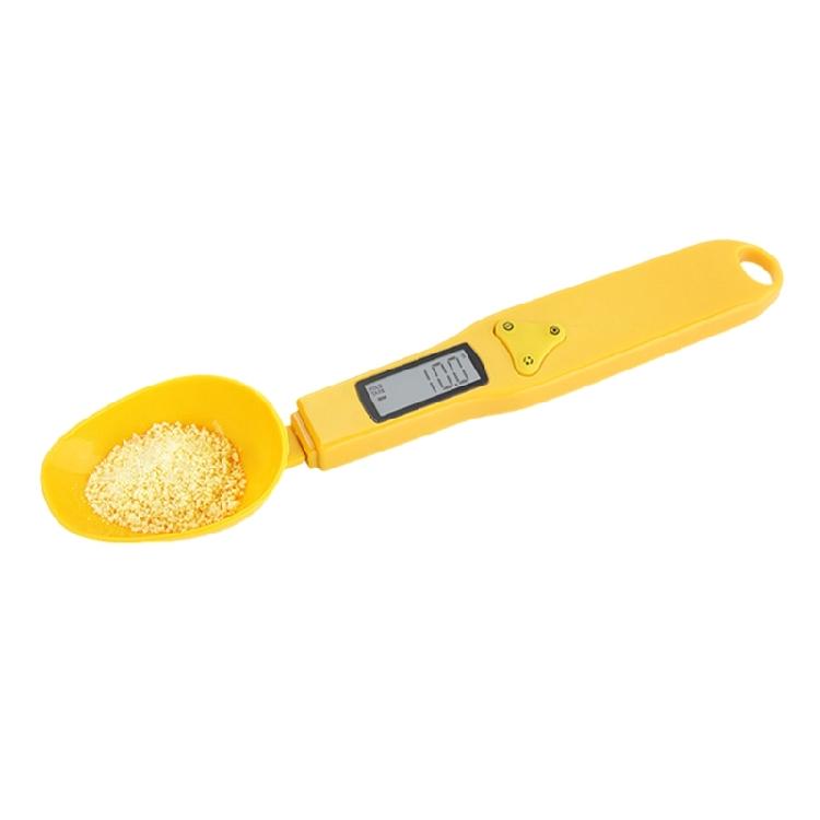 

Modern LCD Display Kitchen Scale 500g/0.1g Measuring Spoon For Precise Measuring In Cooking Baking And Portion Control жёлтый
