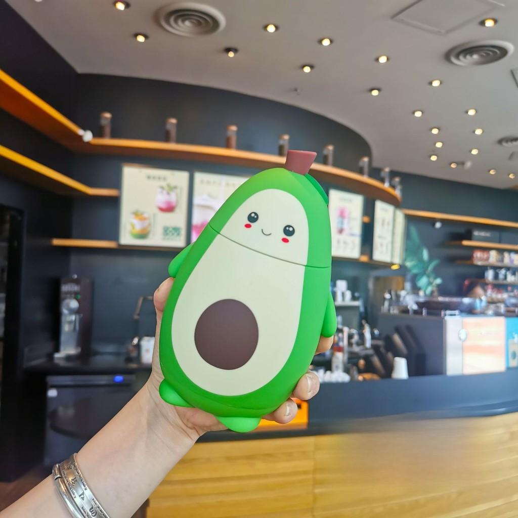 Cartoon Style Kids Insulated Stainless Steel Water Bottle With Carry Rope For Travel And Home