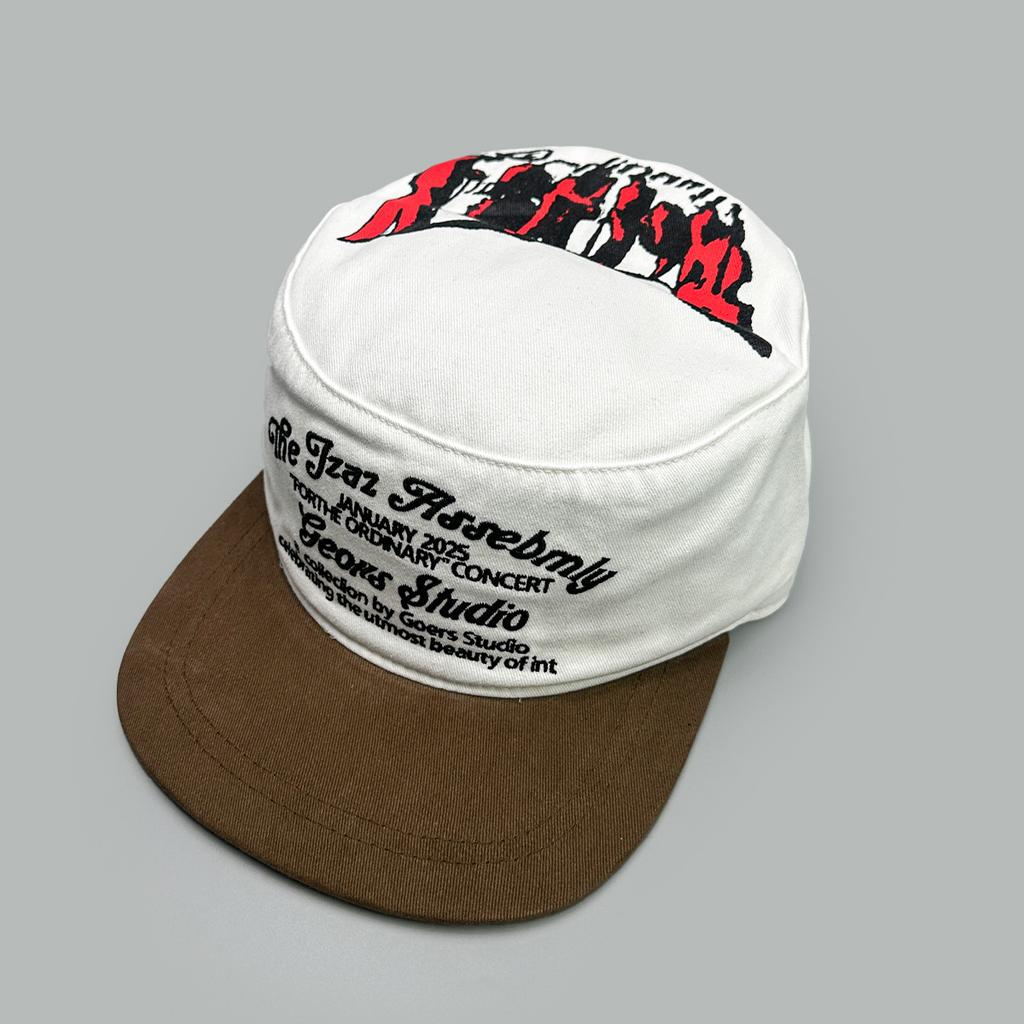 Spring And Autumn Color Matching Plaid Letter Embroidery Baseball Cap Men And Women Flat Top Hip Hop Retro Flat Brim Cap