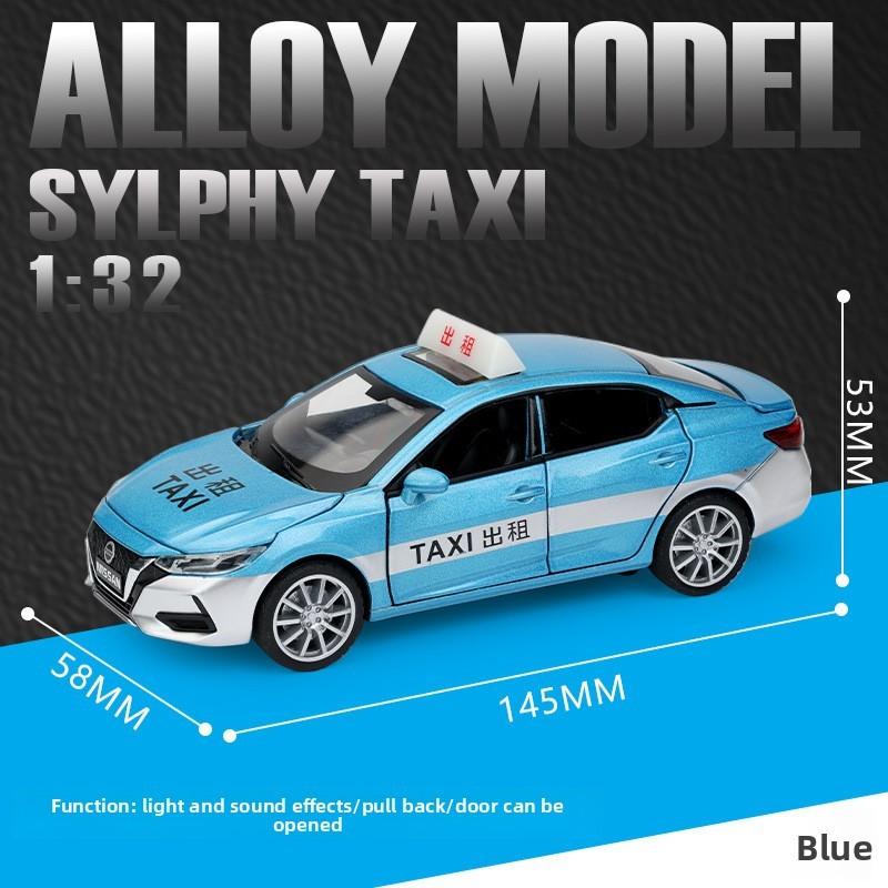 Alloy Sylphy Simulation Taxi Model Toy With Sound And Functions Light