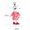 Cartoon Bag Pendant Accessories 17CM Key Rings Fashion Plush Doll Key Chains  Bag Ornaments
