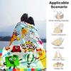 1pc Blanket Numberblocks7 Print Design, Lightweight Blanket for Sofa, Bed- Soft &Warm, Gift for All Seasons like Christmas, Halloween