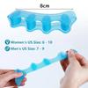 2pair Toe Separator Correct Foot and Bunion Pain Thumb Divider Silicone Toe Straightener for Overlapping Toes Foot Care Tools