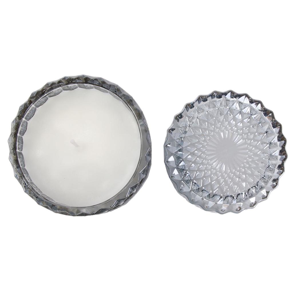 Les Trésors De Lily [A2300] - Gray 'Scarlett' Scented Candle (glass) - 9x9cm (white Musk)