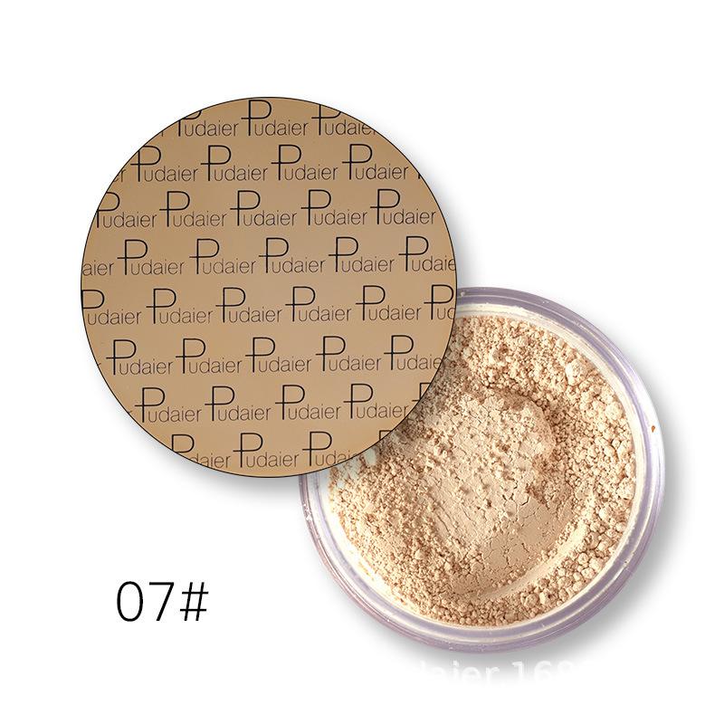 Pudaier maquillage poudre libre nacrée mate mettant en évidence la poudre correcteur fixant la poudre de miel