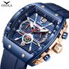 ONOLA Large Plate Design Men's Multifunctional Waterproof Quartz Watch Luminous Calendar Three Eye Timing Student Sports Watch