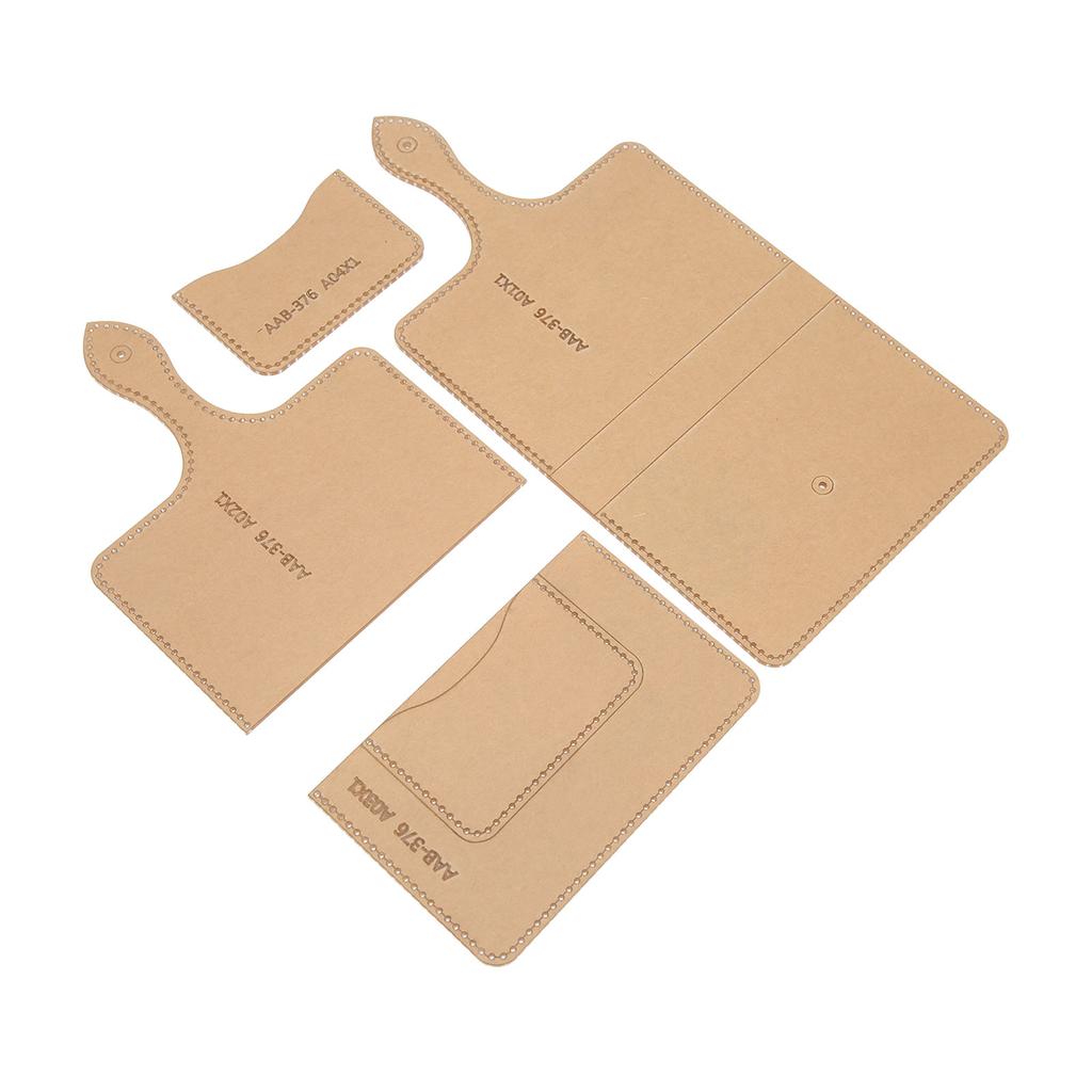 Acrylic Bag Template Set Passport Bag Pattern Making Stencil Laser Cutting DIY Leather Craft Tool