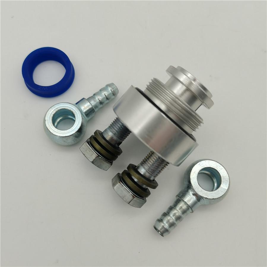 Motorcycle Oil Cooler System Adapter For GY6 100cc 125cc 150cc Scooter Engine