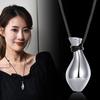 Elegant Personalized Black Rope Flower Vase Long Necklace For Women And Men Ideal For Autumn Winter Stylish Accessory For Any Outfit