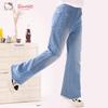 Hello Kitty Girls' Flared Denim Long Trousers