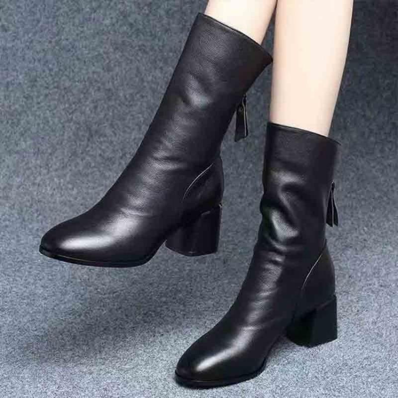 Best-selling Shoes: Ankle Boots, Mid-heel Comfortable Ankle Boots, New Single-shoe Women's Boots