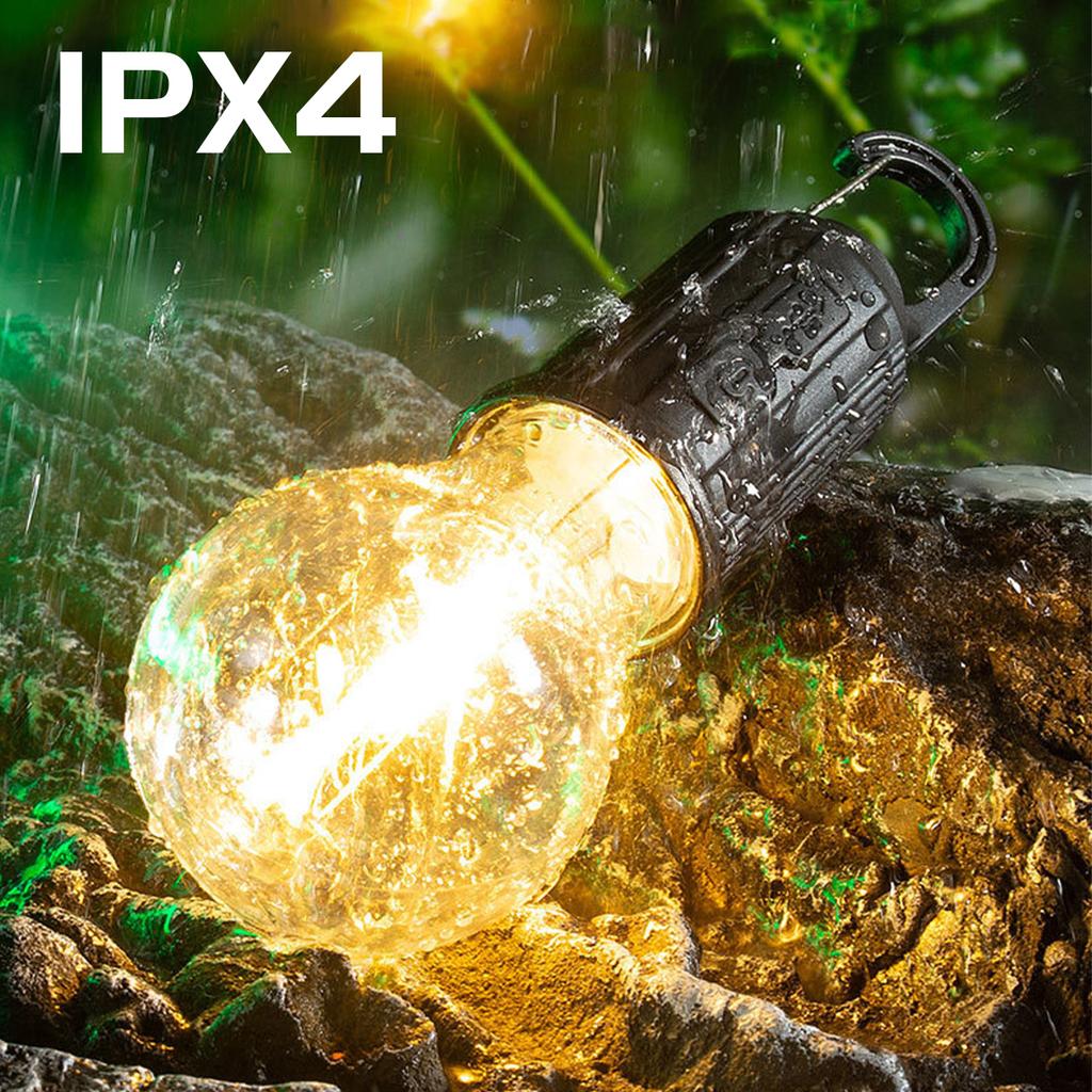 Dimmable Usb Light Bulb With Hook Rechargeable Lamp Warm White Waterpooof Emergency Outdoor Lighting Camping Led Flashlight Usb