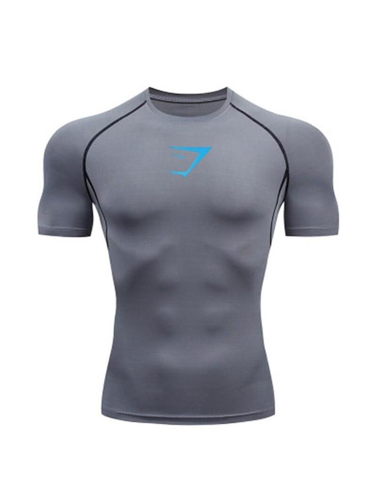 Nuova Maglietta Sportiva a Compressione Asciugatura Rapida da Uomo - Top Fitness a Manica Corta/Lunga per il 2026.