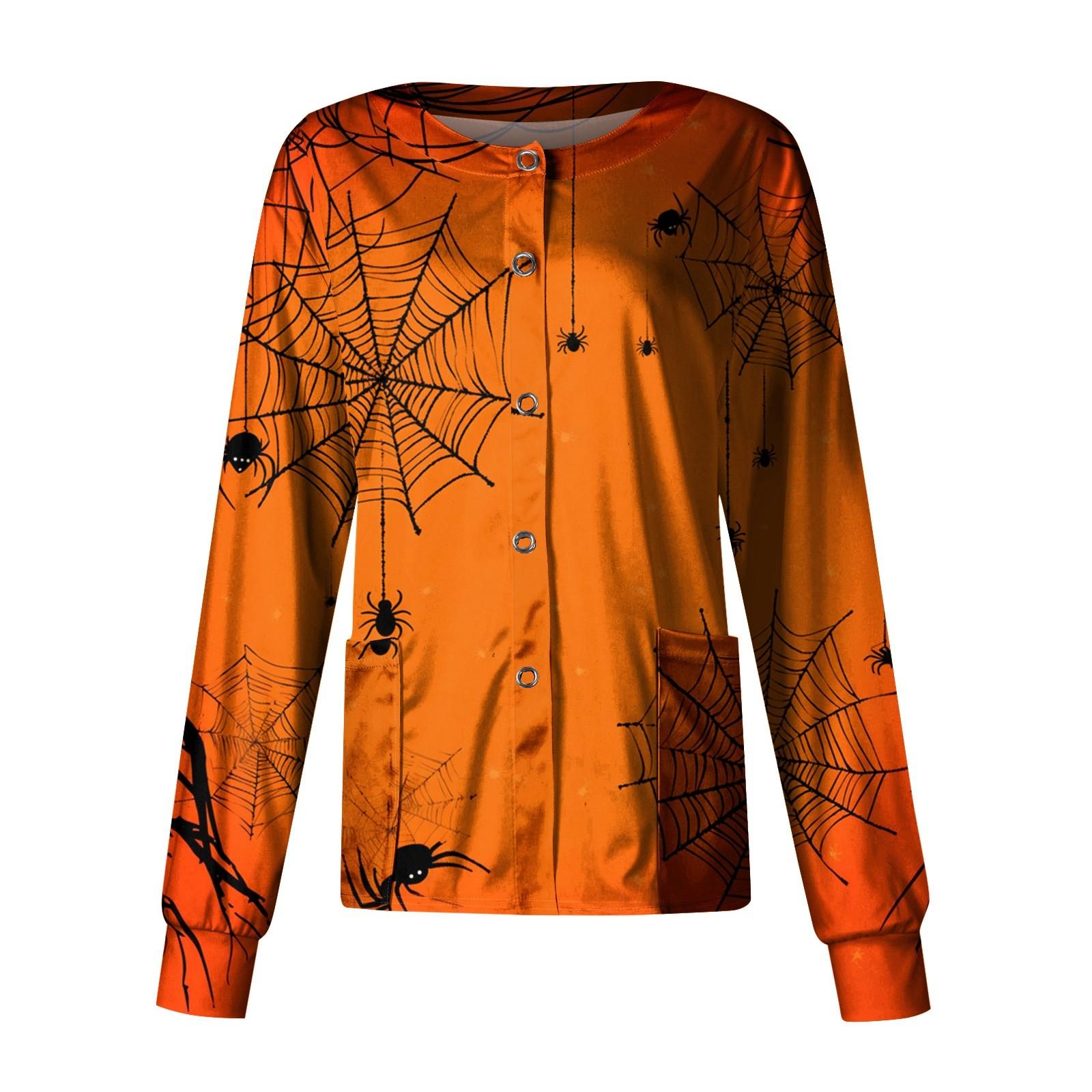 

Женский повседневный однобортный топ с длинным рукавом и принтом Dry-nurse S шафрановый