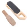 3 in 1 Foot File Toe Cleaner Foot Scrubber Heel Scraper Callus Remover for Wet Dry Dead Skin Removal Exfoliating Purple