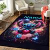 Custom 1Pc Lilo Stitch Galaxy Adventure Rug Office Carpet Indoor Outdoor Entrance Doormat Nonslip Soft And Comfortable Living Room D291616