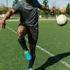 1 stk Fotballleggbeskytter for Barn Ungdom Voksen Leggkompresjonserm med Vaffelpute for Baseball Boksing Fotball