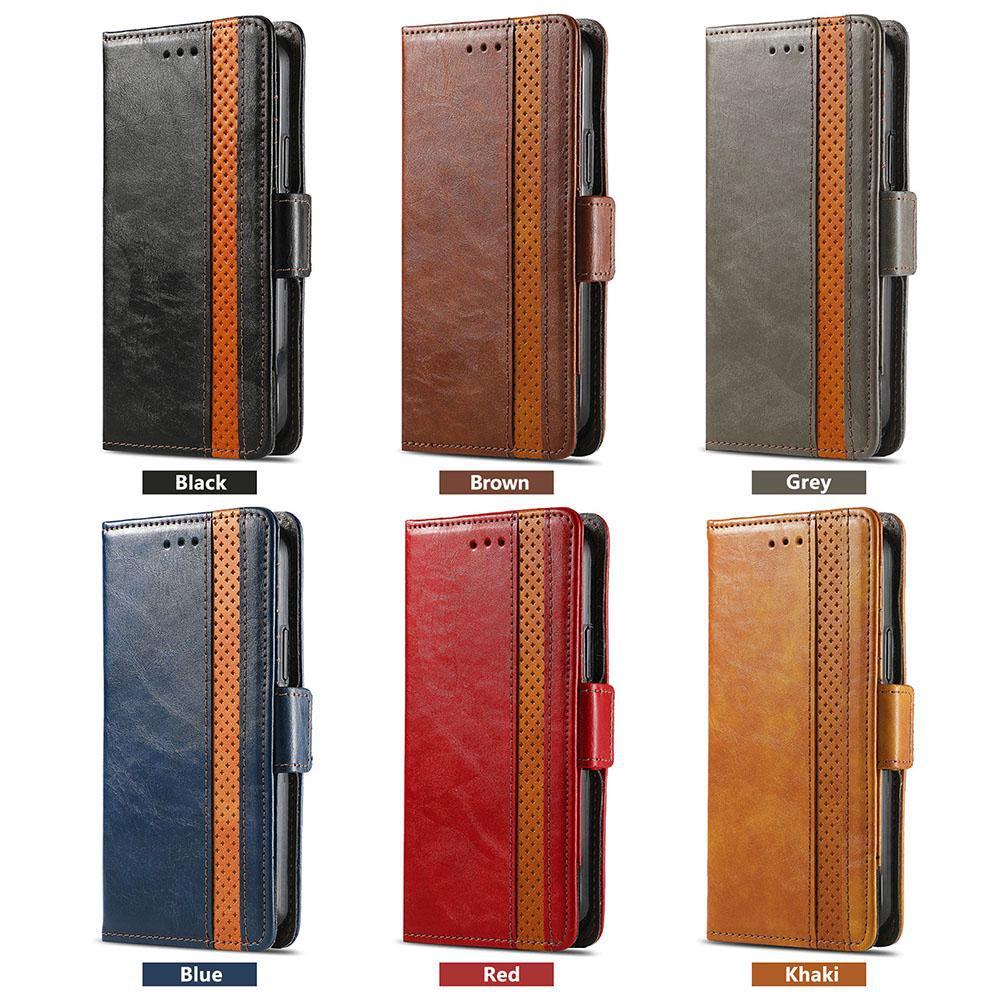 RFID Business Magnetic Flip Splicing Leather Wallet Case pro iPhone 15 14Plus 13 12 11 Pro Max XSMAX pro Samsung S24 S23 S22 S21 S20Ultra Plus A15 A25