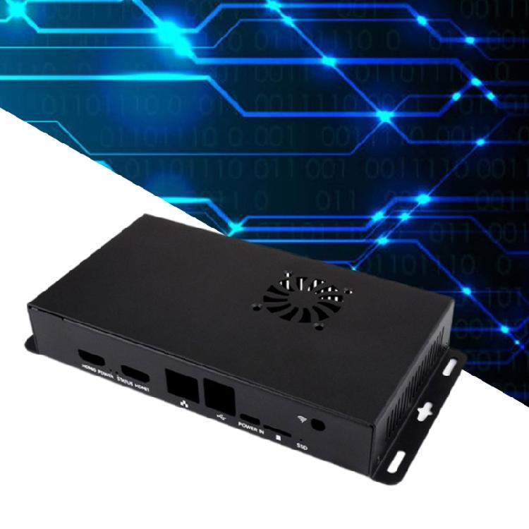 Advanced Aluminum Box Enclosure for Pi CM5 IO Board Case with Efficient Heat Distribution and Secures Fit Housing