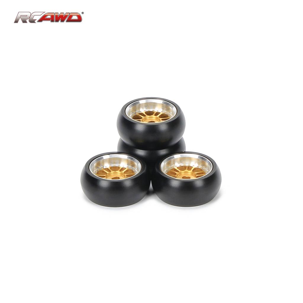 4pcs/set alloy rim wheel classic drift tire Upgrades for rc 1/28 Wltoys K969 K989 P929 drift rally kyosho mini-Z